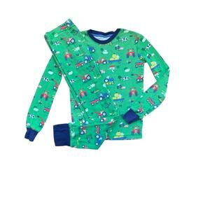 Mini Boden Farm Scene Cotton Pajamas